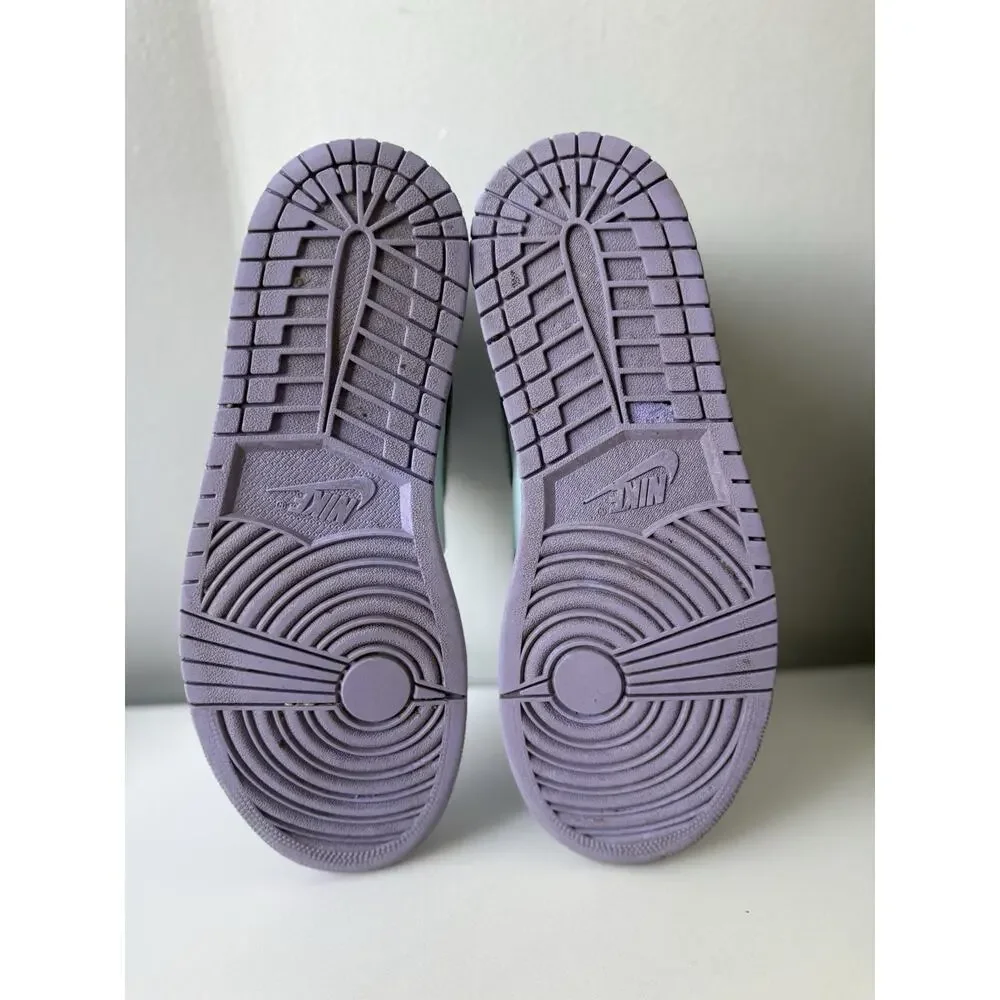 Jordan 1 Mid Men's Size 11.5 Purple Aqua (used) 554724-500
